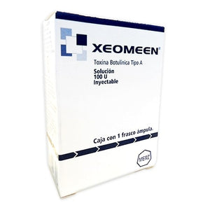 Xeomeen (Toxina botulínica tipo A) 100 U. Caja con 1 frasco ámpula -Misma fórmula que Botox®-