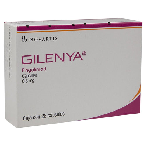 Gilenya (Fingolimod) 0.5 mg. Caja con 28 cápsulas - PRECIO DE OFERTA Y HASTA 12 MSI