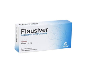 Flausiver (Diosmina / Hesperidina). Caja con 20 tabletas