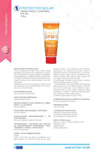 Cargar imagen en el visor de la galería, Protector solar FPS 50+ UVA UVB crema facial y corporal, Laboratorios Serral. Tubo con 125 gramos