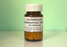 Cargar imagen en el visor de la galería, Genérico de “NIMOTOP”® -  Nimodipino cápsulas de 30 mg Fórmula Magistral. Frasco con 126 cápsulas